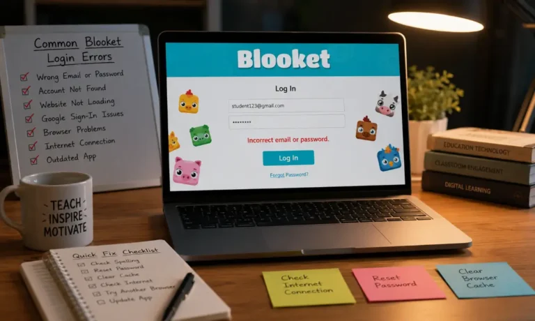 Common Blooket Login Errors and Easy Fix Methods