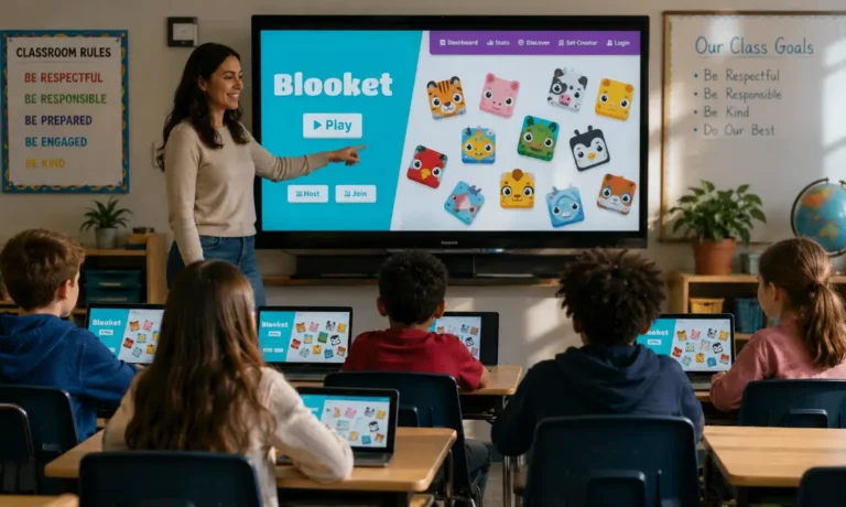 Safe Classroom Practices While Using Blooket Online