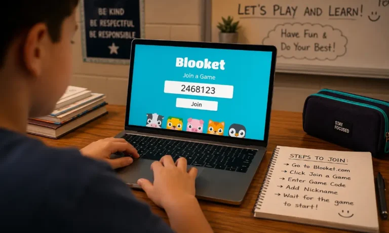 Student Guide to Joining a Blooket Game Using Game Codes